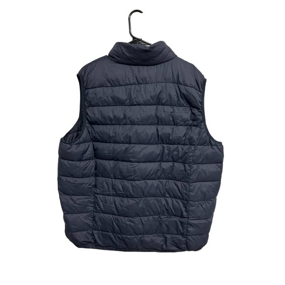 G.H. Bass & Co. Puffer Vest Navy Quilted Full Zip Pockets Sz XXL - Picture 2 of 9